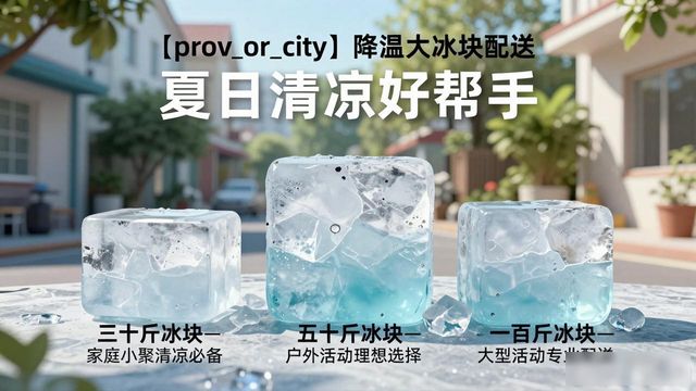深圳降温大冰块配送_海鲜排档降温解决方案_高温天气大冰块配送